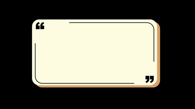 quote frame with line and pop up bubble frame text cream and chocolate color, callout bubble text box, speech bubble text. board magazine, wall board, school bulletin, message, display board