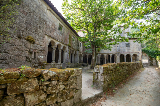 Monastery of Santa Cristina de Ribas de Sil in the Ribeira Sacra, Ourense, Galicia, Spain
