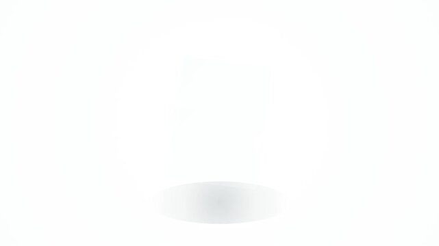 Glass jar with empty space, isolated on white background