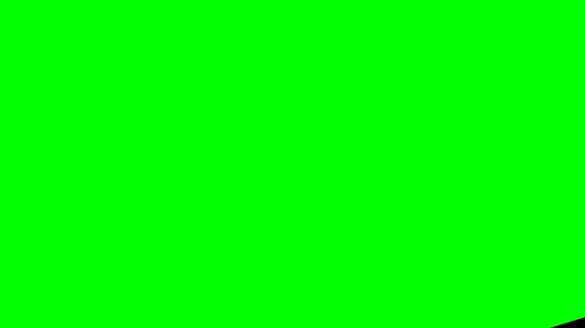 hand drawn style stamp access restricted warning sign animation with a barrier on a green screen chroma key background