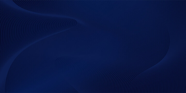 Premium background design with diagonal dark blue line pattern. Vector horizontal template for digital lux business banner, contemporary formal invitation, luxury voucher, prestigious gift certificate