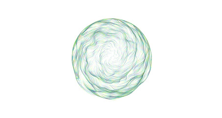 Fototapeta premium Abstract colorful swirl art on a white background. Perfect for modern design and backgrounds.