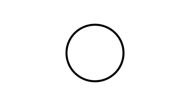 Animated upload arrow icon filling up inside a circle on white background. Minimalist data upload and cloud transfer motion design for UI UX interface.