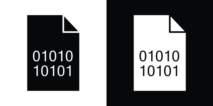 Binary code icon