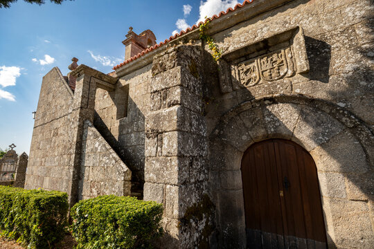 Church of Santa Isabel in Castro Caldelas, Ourense, Galicia, Spain