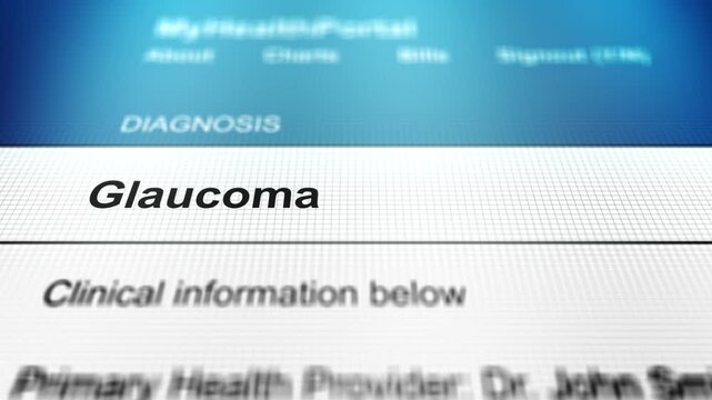  Generic Health Portal with Optometry or Eye issue - Glaucoma