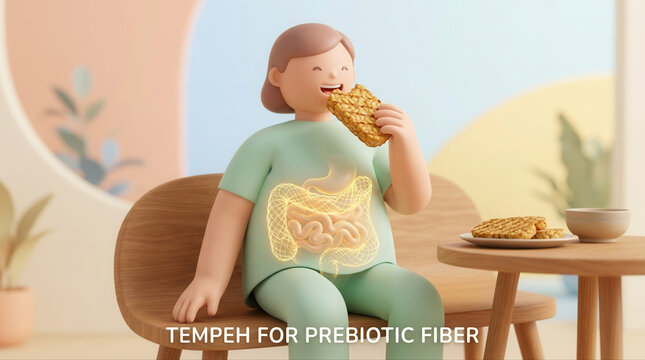 Understanding the role of probiotics and gut flora in digestive health with tempeh for prebiotic fiber