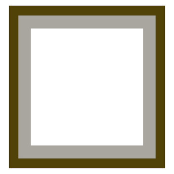 Rectangular frame with transparent background. Illustration of a collection of vintage calligraphic frames.
