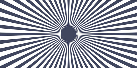 Hypnotic Rays: A striking visual pattern featuring radiating lines of dark blue and white, converging towards a central dark circle, creating a mesmerizing, optical illusion effect. © MDSyedAhmed