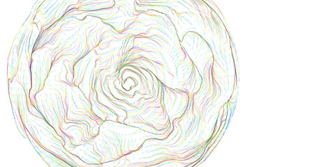 Fototapeta premium Vibrant abstract swirling lines creating a dynamic, energetic pattern for backgrounds
