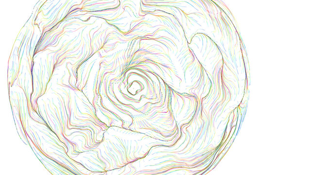Vibrant abstract swirling lines creating a dynamic, energetic pattern for backgrounds