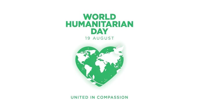 World humanitarian day vector illustration