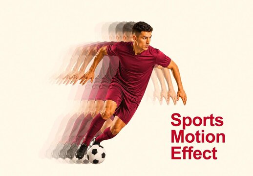 Sports Motion Blur Photo Effect