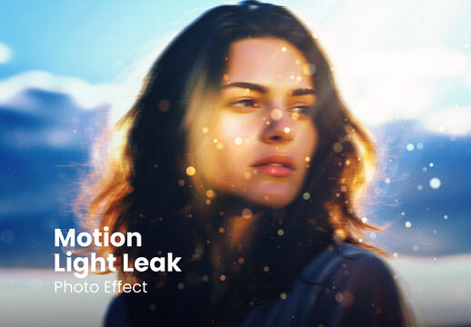 Motion Light Leak Photo Effect