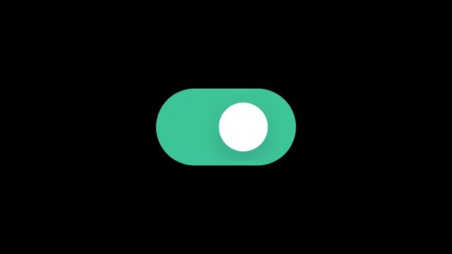 Modern toggle switch animation
