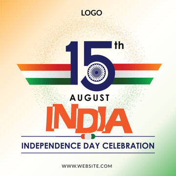 Happy Indian Independence Day Post Banner