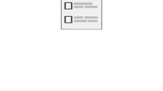 a paper with a checklist plan