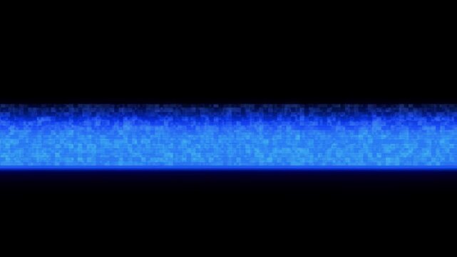 Electronic scan line glowing glitch effects distortion. cyber security gaming content, science fiction productions, 19 branding, interface overlays, broadcast transitions, multimedia editing.