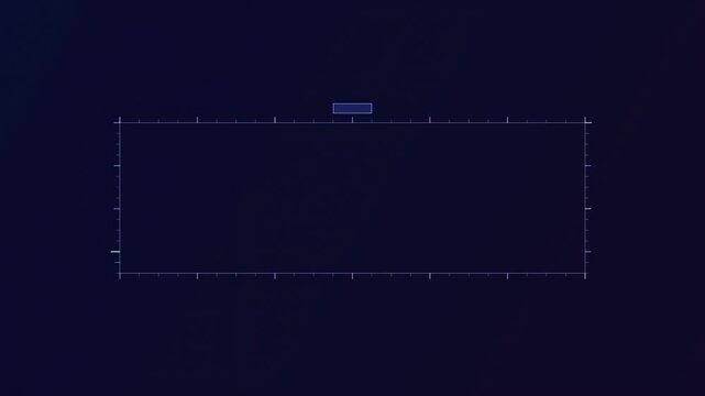Dark background features rectangular shapes. Blue outline defines larger rectangle with smaller centered rectangle above. Minimalist design.