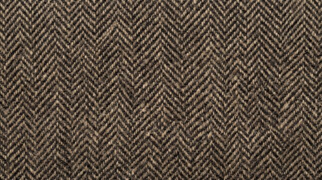 Seamless herringbone fabric texture background with diagonal pattern