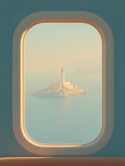 Fototapeta premium View from the window, seascape