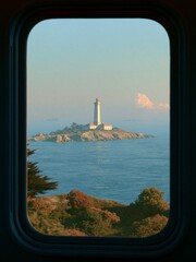 Fototapeta premium View from the window, seascape
