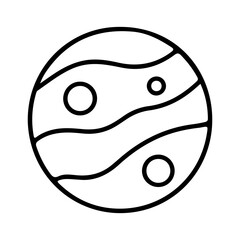Planet and Space Icon © MS Graphics