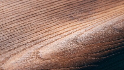 Fototapeta premium oak brown brushed wood grain texture close up