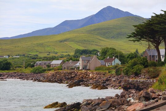 Brandon village in Dingle Peninsula in County Kerry, Ireland.