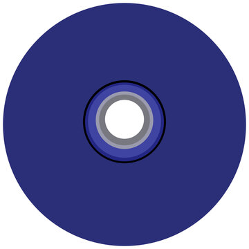 Blue cd dvd icon