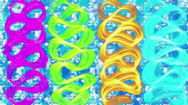 Bright moving background, beautiful animation for design