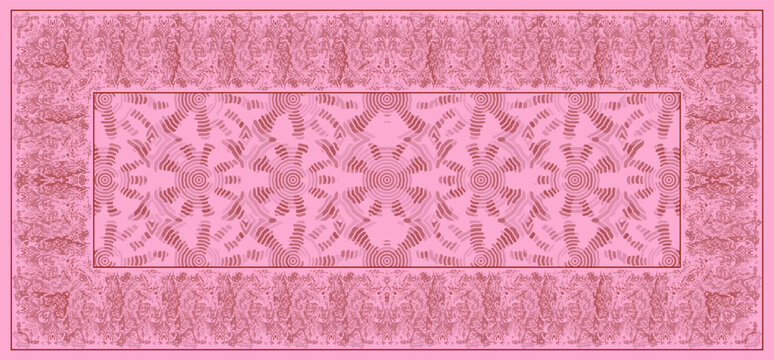 Traditionelle geometrische Rahmen und Hintergrundmuster im Stammes-Stil