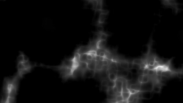 Black and White Fractal Noise Motion Background