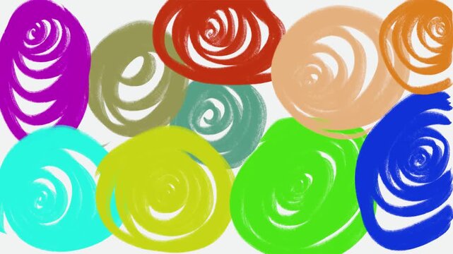 Bright moving background, beautiful animation for design