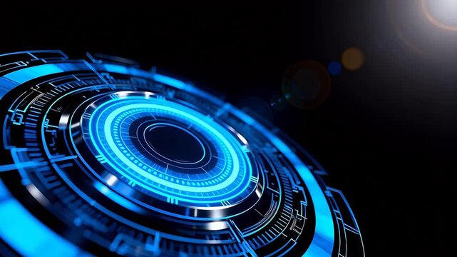Abstract blue futuristic design