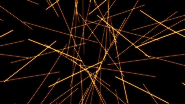Orange Laser Beam Motion Background