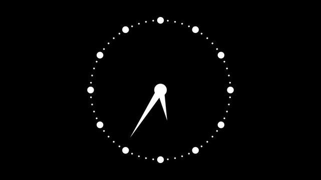 Clock Ticking Time Motion Background