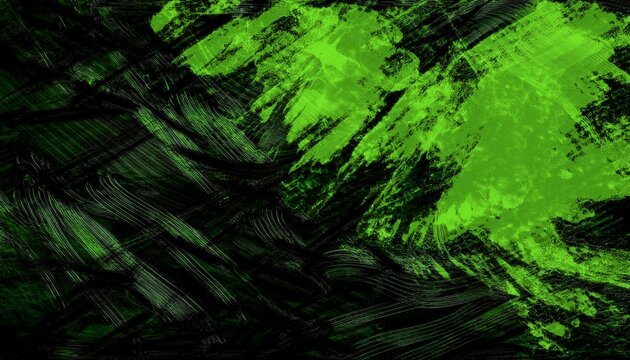 black and green grunge texture background