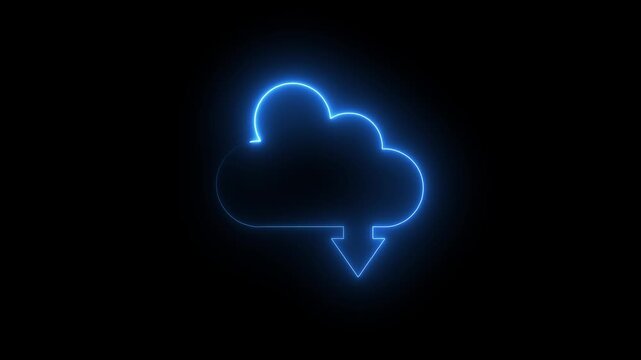 Undo blue Arrow Icon in a Futuristic SpaceK