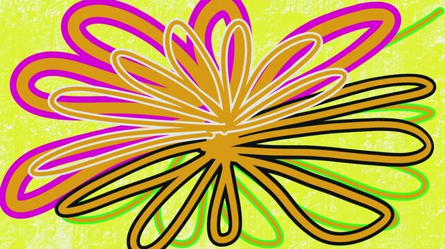 Bright moving background, beautiful animation for design