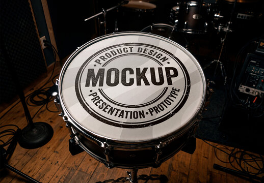 Acoustic Drumhead Mockup