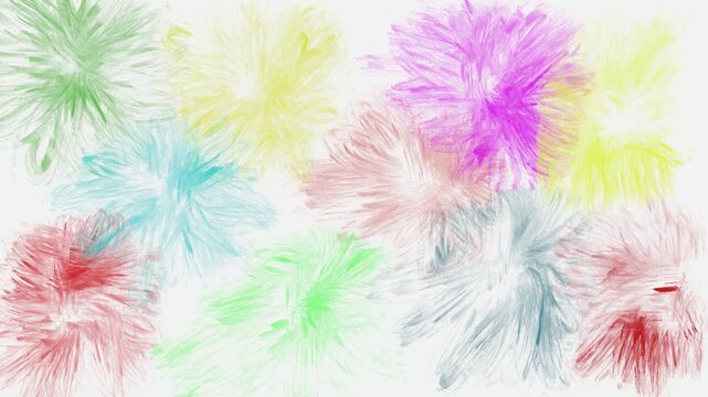 Bright moving background, beautiful animation for design