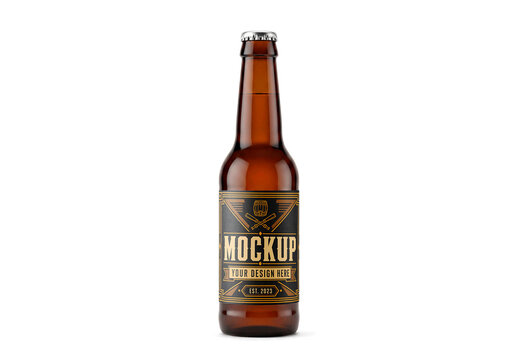 Beer Bottle Mockup