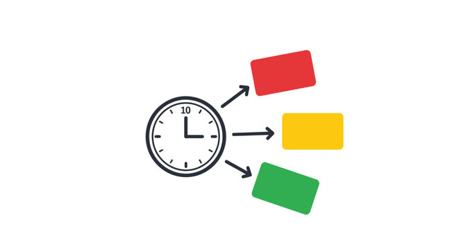 Traffic Light Time Management Clock.