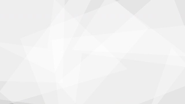 White abstract background, animated gradient geometric shapes, looping animation