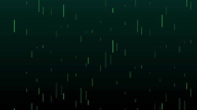 Futuristic Matrix Digital Rain Code Background
