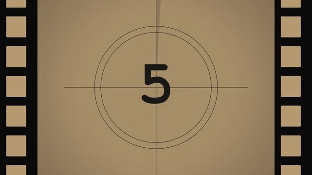 Vintage Cinema Countdown Leader