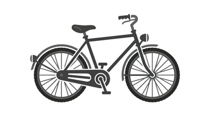 Fototapeta premium Bicycle with black frame and seat.
