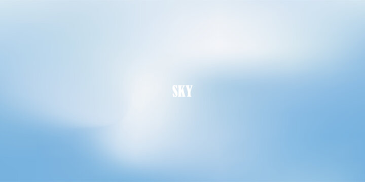 Beautiful Flowing Summer Color Abstract Background. Sky blue and cream gradient mesh background. Refreshing abstraction artwork. Vector Illustration.