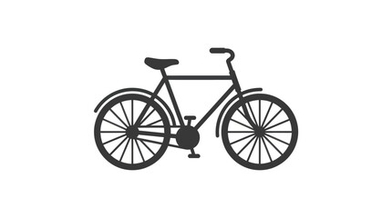 Fototapeta premium Bicycle with two wheels and frame.